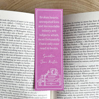 Sanditon - 'Broken Hearts, Unrequited Love And Inconsolable Misery' Bookmark