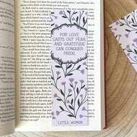 Little Women - 'Love Casts Out Fear' Bookmark
