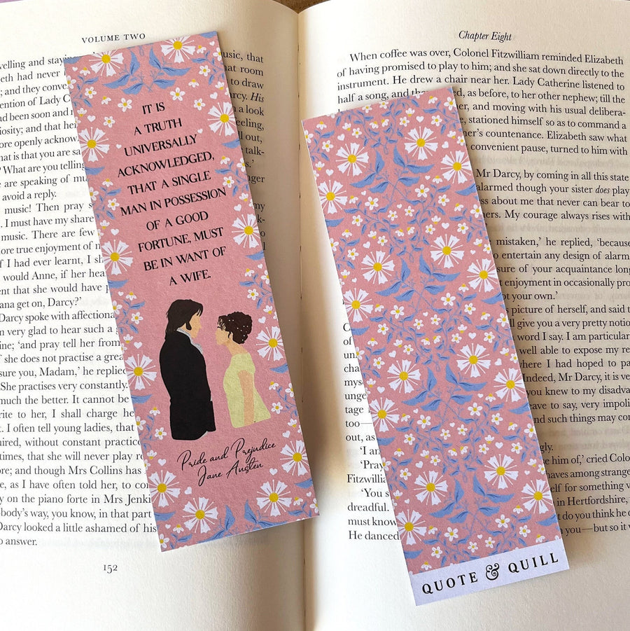 Pride and Prejudice - 'A Truth Universally Acknowledged' Bookmark