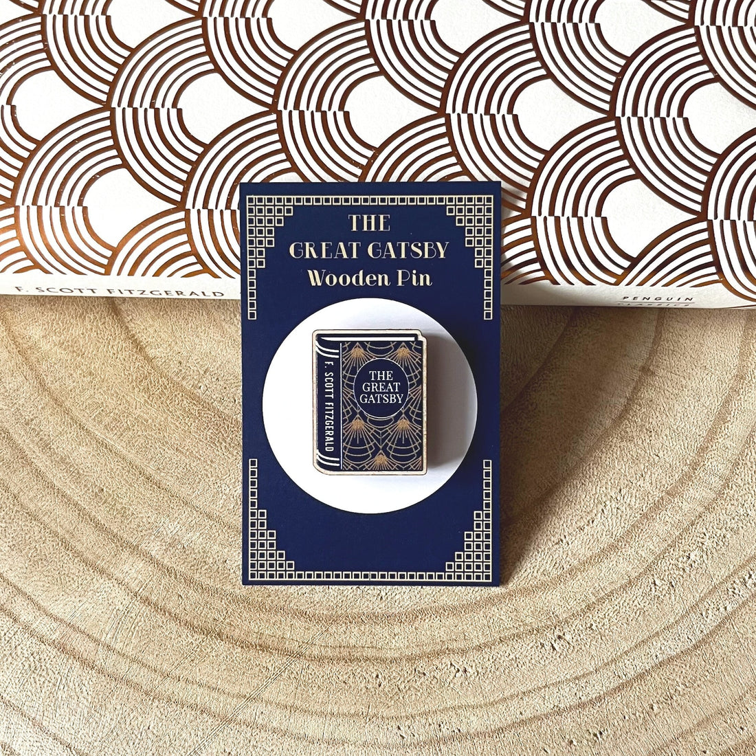 The Great Gatsby Wooden Pin