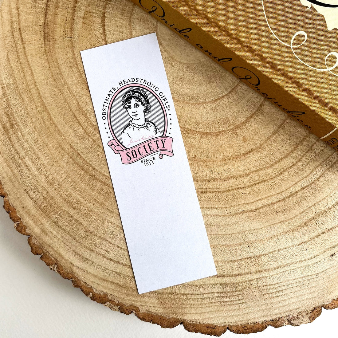 Pride and Prejudice - Obstinate Headstrong Girls Society Bookmark