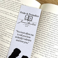 Pride and Prejudice - 'How Ardently I Love and Admire You' Bookmark