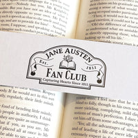 Jane Austen Fan Club Bookmark