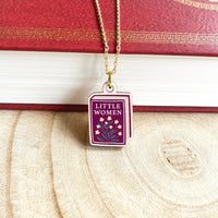 Little Women Book Necklace