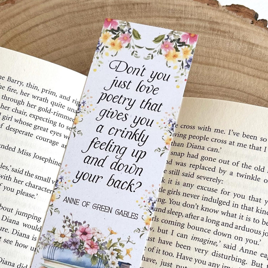 Anne of Green Gables - 'Just Love Poetry' Bookmark