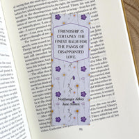 Northanger Abbey - 'The Finest Balm' Bookmark