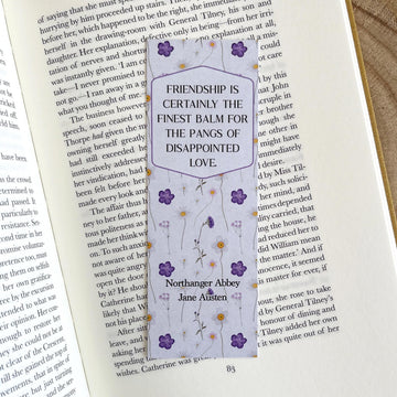 Northanger Abbey - 'The Finest Balm' Bookmark