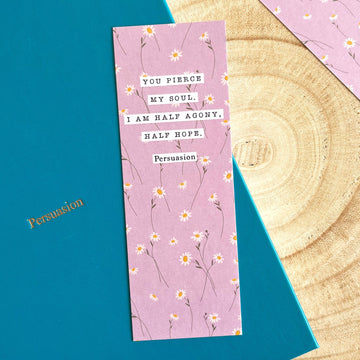 Persuasion - 'You Pierce My Soul' Bookmark