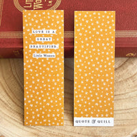 Little Women - 'Love Is A Great Beautifier' Bookmark