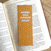 Little Women - 'Love Is A Great Beautifier' Bookmark