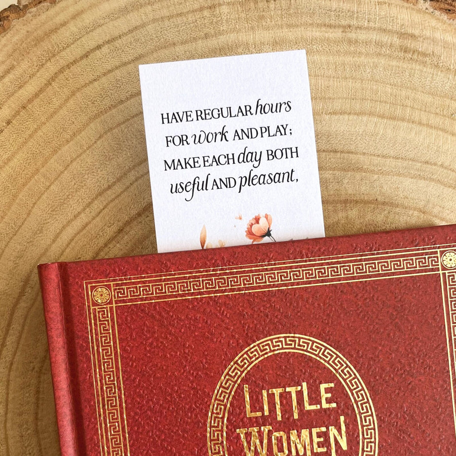 Little Women - 'The Worth Of Time' Bookmark