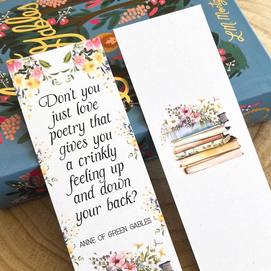 Anne of Green Gables - 'Just Love Poetry' Bookmark