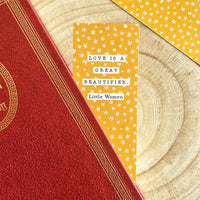 Little Women - 'Love Is A Great Beautifier' Bookmark