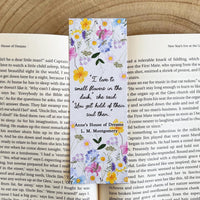 Anne's House Of Dreams - 'Flowers In The Dark' Bookmark