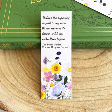 The Secret Garden - 'Nice Things Are Going To Happen' Bookmark