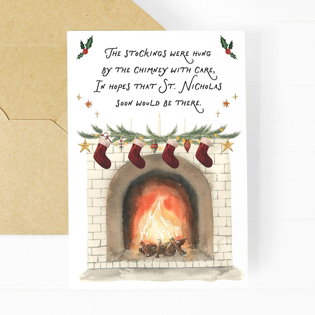 A Visit From St. Nicholas Christmas Card