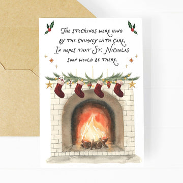 A Visit From St. Nicholas Christmas Card