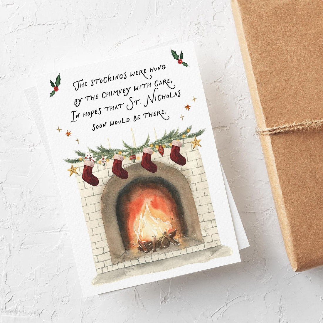 A Visit From St. Nicholas Christmas Card