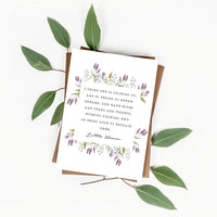 Little Women - 'She Is Growing Up' Literary Quote Card