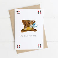 Mad For You - Alice in Wonderland Card