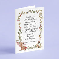 The Secret Garden - 'Everything Is Made Out Of Magic' Literary Quote Card