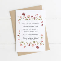 The Secret Garden - 'Nice Things Are Going To Happen' Literary Quote Card