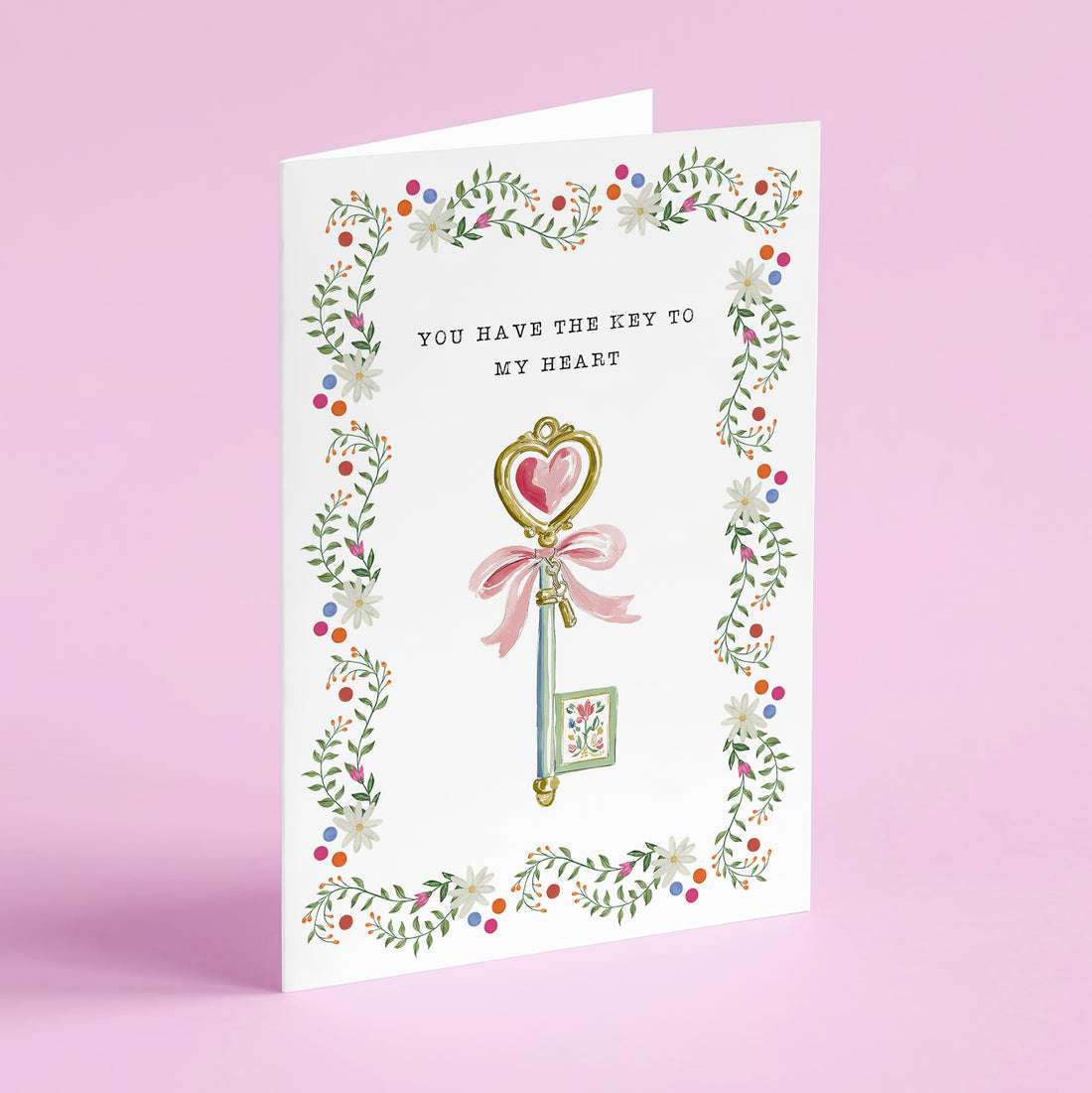 The Key To My Heart Card