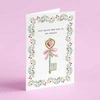 The Key To My Heart Card