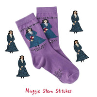 Louisa May Alcott Literary Socks