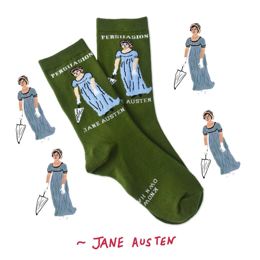 Jane Austen Literary Socks