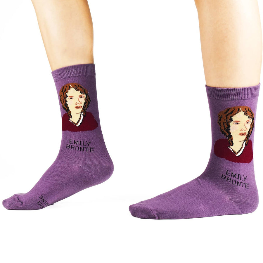 Emily Bronte Literary Socks