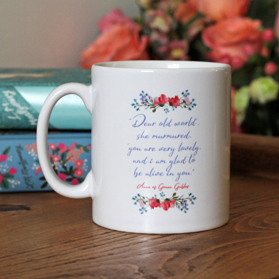 Anne of Green Gables - 'Dear Old World' Mug