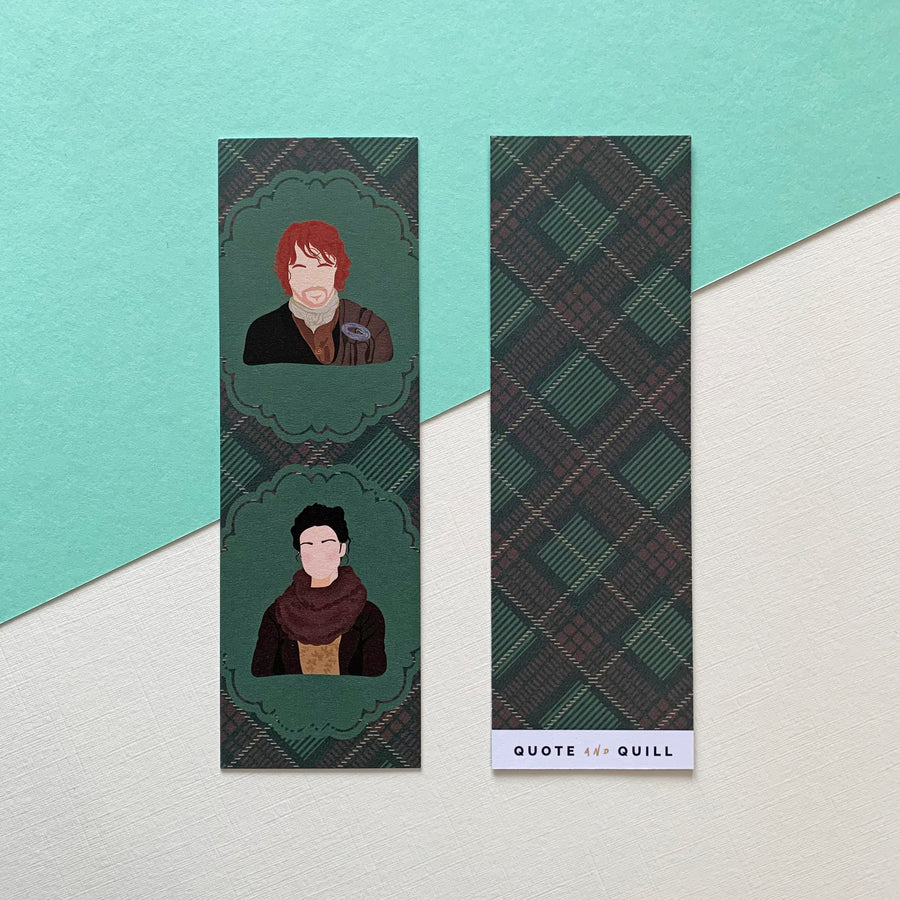 Literary Couples Bookmark: Claire and Jamie