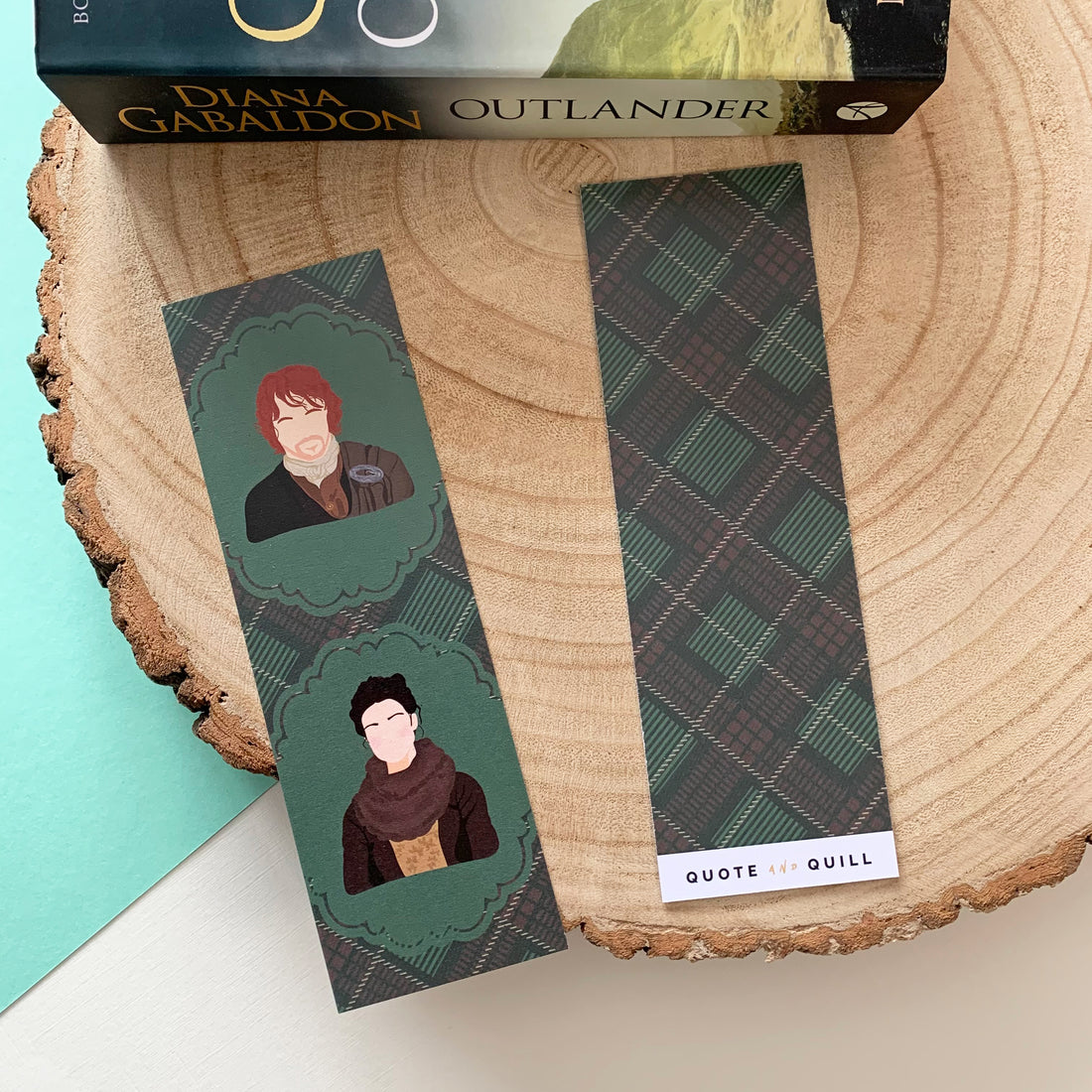 Literary Couples Bookmark: Claire and Jamie