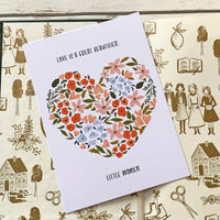 Little Women - 'Love Is A Great Beautifier' Postcard