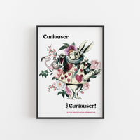 Alice's Adventures In Wonderland - 'Curiouser and Curiouser' Print