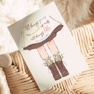 Anne of Green Gables - 'All Things Great' Postcard