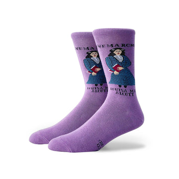 Louisa May Alcott Literary Socks