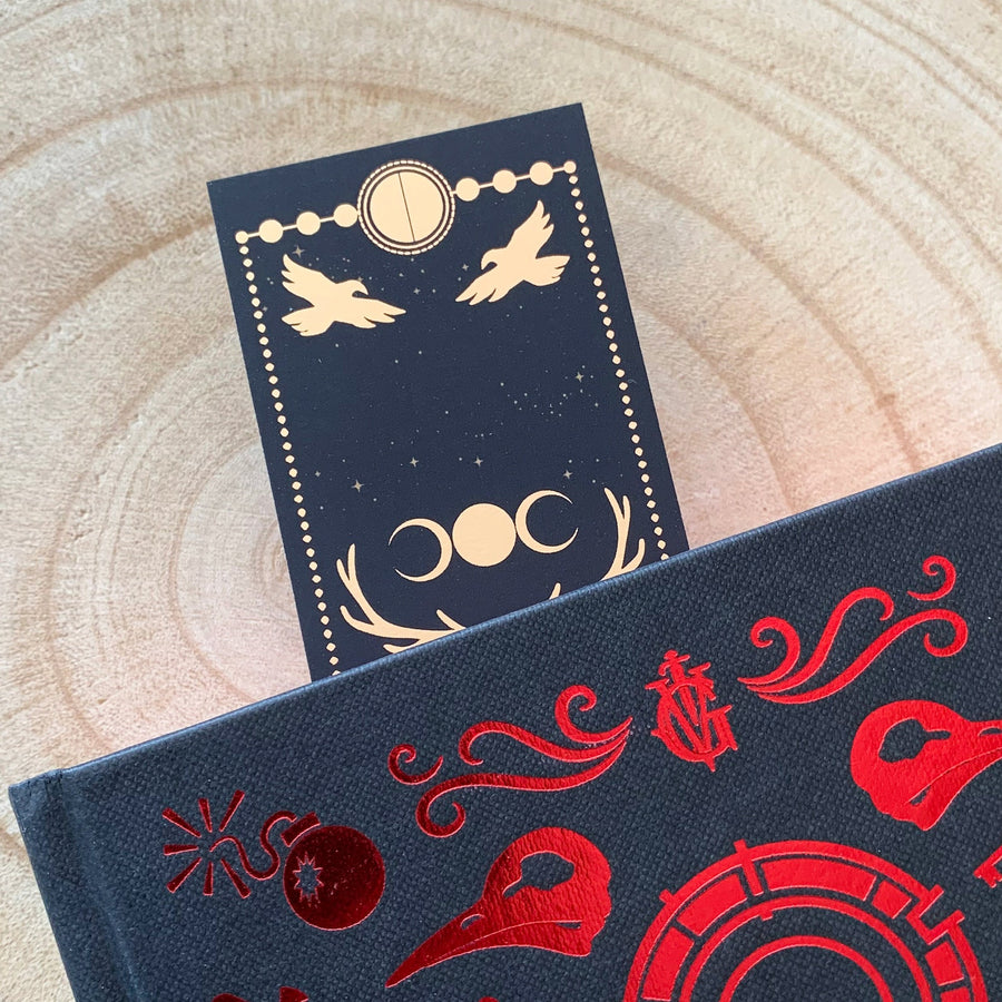 Sun and Shadows Rose Gold Foil Bookmarks