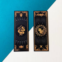 The Wicked and The Cursed Rose Gold Foil Bookmarks