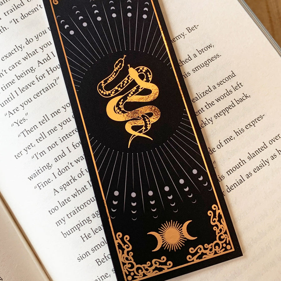 The Wicked and The Cursed Rose Gold Foil Bookmarks