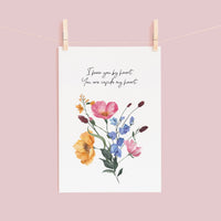 A Little Princess - 'I Know You By Heart' Literary Quote Card