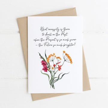Jane Eyre - 'Past, Present, Future' Literary Quote Card