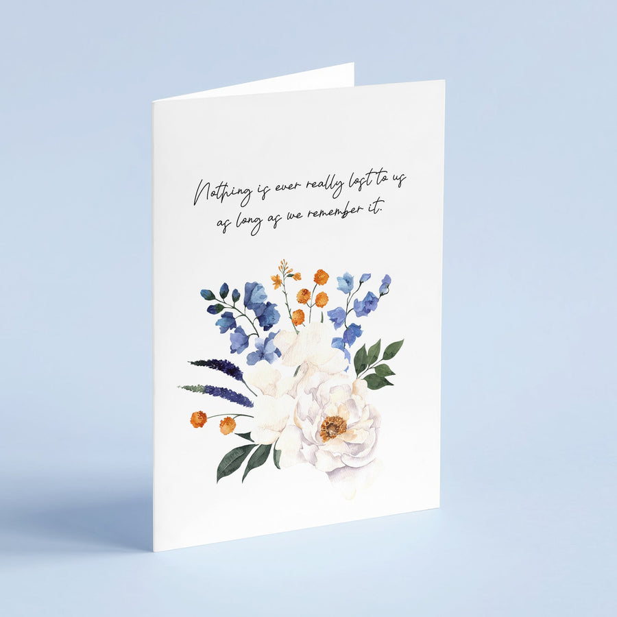 The Story Girl - 'Nothing Is Ever Really Lost' Literary Quote Card