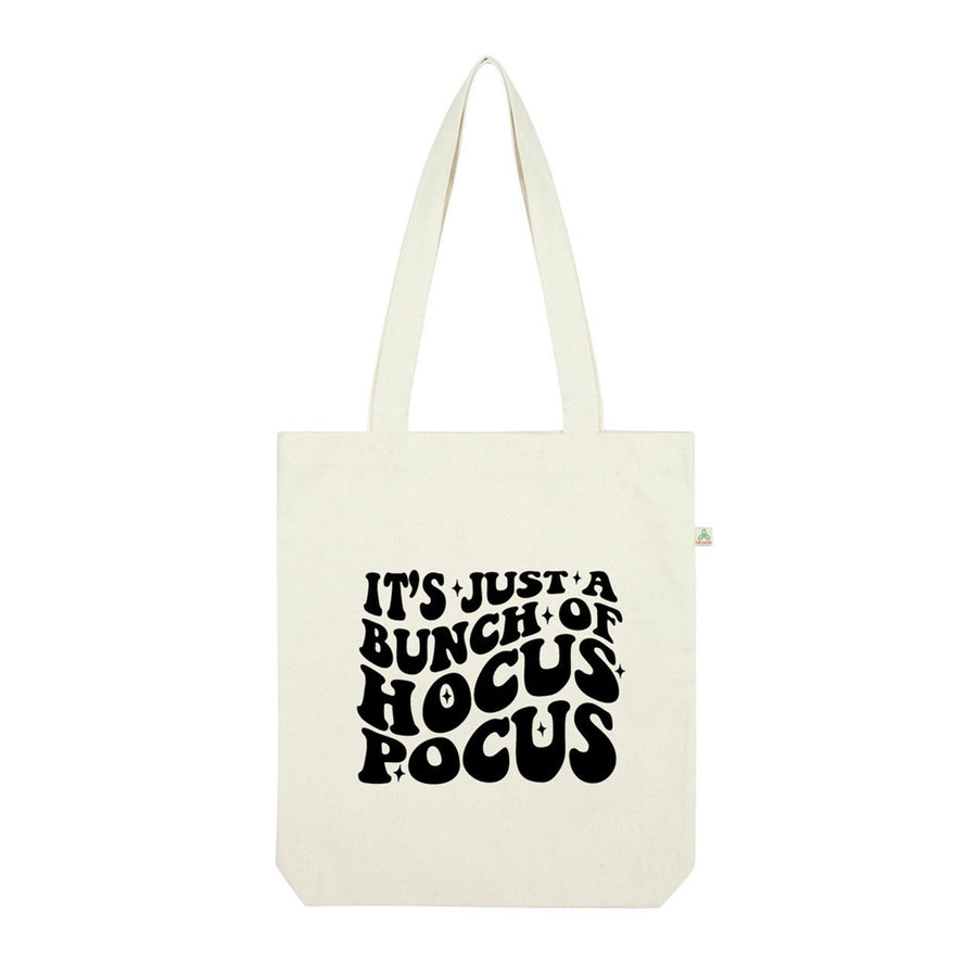 It s Just A Bunch Of Hocus Pocus Recycled Tote Bag Quote and Quill