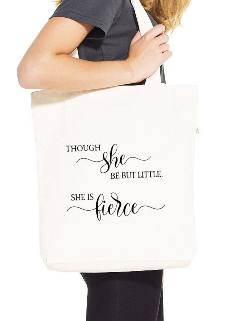 A Midsummer Night's Dream - 'She Is Fierce' Recycled Tote Bag
