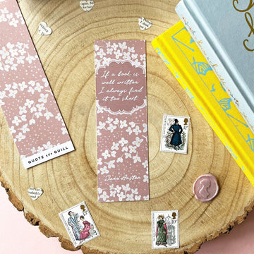 Jane Austen - 'If A Book Is Well Written' Bookmark