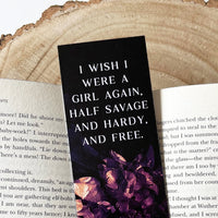 Wuthering Heights - 'Half Savage and Hardy and Free' Bookmark