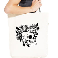 Hamlet - 'To Be Or Not To Be' Recycled Tote Bag