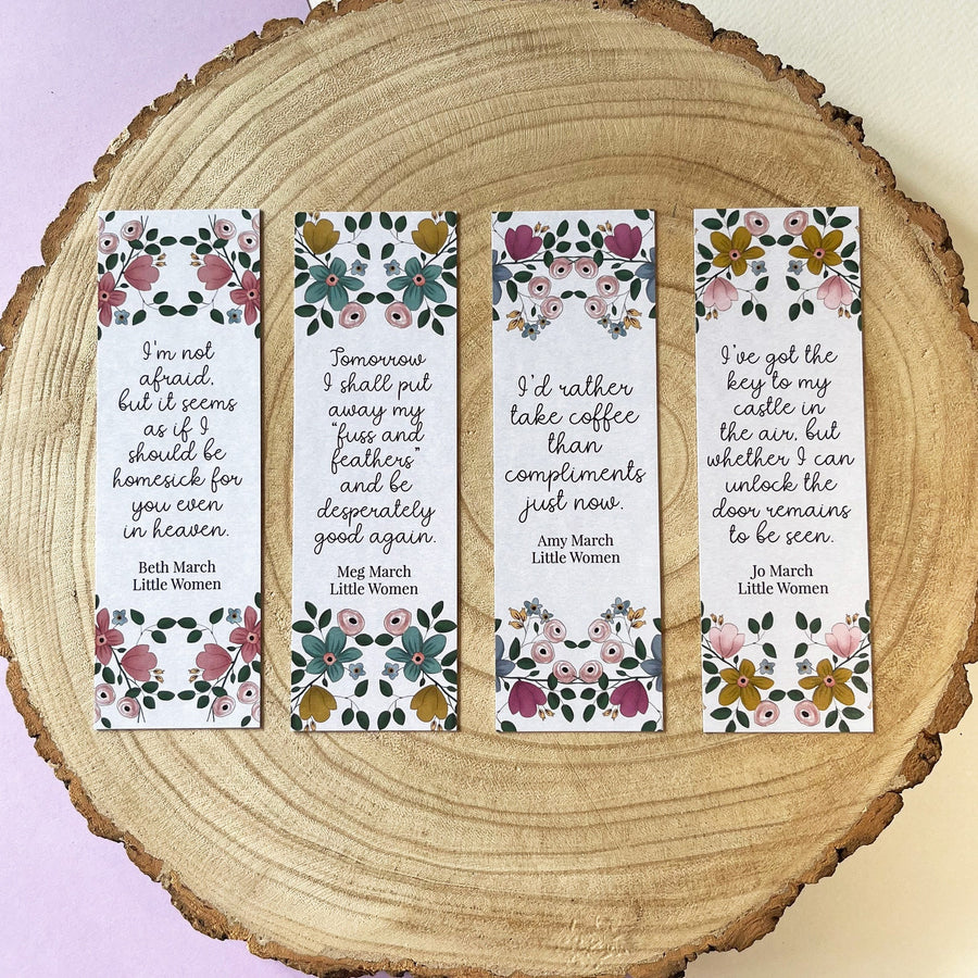 Little Women - March Sisters Bookmark Set